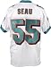 Junior Seau Autographed Miami Dolphins White Jersey