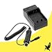 Halcyon Brand 600 mAH Charger with Car Charger Attachment Kit for Sony NP-BG1 and Sony CyberShot DSC-HX30V, DSC-HX20V, DSC-HX10V, DSC-HX5V, DSC-HX7V, DSC-HX9V, DSC-H3, DSC-H7, DSC-H9, DSC-N1, DSC-N2, DSC-T100, DSC-T20, DSC-W100, DSC-W130, HDR-GW77, DSC-W150, DSC-W200, DSC-W30, DSC-W300, DSC-W35, DSC-W50, DSC-W55, DSC-W70, DSC-W80, DSC-W90, DSC-H10, DSC-H20, DSC-H50, DSC-H55, DSC-H70, DSC-H90, DSC-W120, DSC-W170, DSC-W210, DSC-W215, DSC-W220, DSC-W230, DSC-W270, DSC-W290, DSC-WX1, DSC-WX10, Digital Cameras