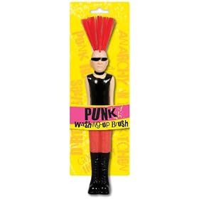 Paladone Punk Washing Up Brush with Mohawk Brush Hair