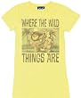 Junk Food Where the Wild Things Are Light Yellow Juniors/Ladies T-shirt Tee