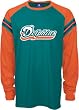 Men's Miami Dolphins Fan L/S Crew Neck Tshirt