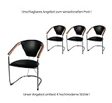 Stuhl mit Armlehnen in Nussbaum-Dekor