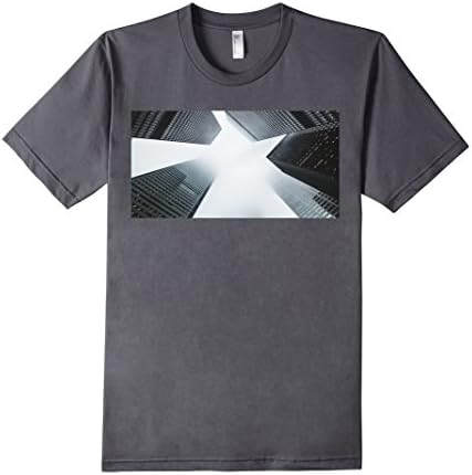 Men's Skyscrapers Urban Streetwear Hipster Graphic Cool T-Shirt Medium Asphalt