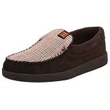  : DC Men's Villian Slip-on,Brown/Plaid,5 M