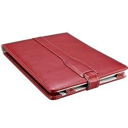 M-Edge Platform Synthetic Leather Kindle Jacket (Fits 6" Display, 2nd Generation Kindle), Smooth Red