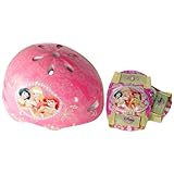 Season of Enchantment Hardshell Bicycle Helmet and Protective Pad Value Pack