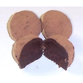 Scott's Cakes Cocoa Covered Dark and White Chocolate Truffles in a Decorative Box