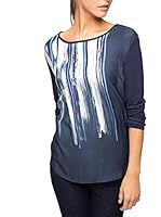 Esprit Collection Camiseta Manga Larga (Azul Oscuro)