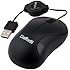 Daffodil WMS108B Wired Optical Mouse - 3 Button PC Mouse with Scrollwheel and Retractable USB Cable - For Laptop / Netbook / Desktop Computers - Supported by: Microsoft Windows (7 / XP / Vista) and Apple MAC (OS X +) - No Batteries Needed