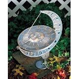 Sundial - Sun and Moon (Weathered Bronze) (15.5H x 8.75D)