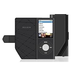 Belkin Apple iPod Nano 4G Leather Folio schwarz