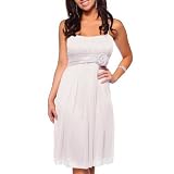 Womens Designer Flowy Pleated Evening Prom Cocktail Formal Dress