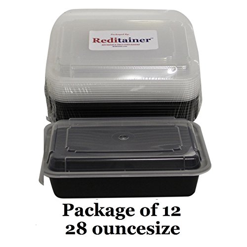Reditainer - rectangular food storage containers with l…
