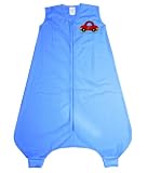 Halo Innovations Big Kids SleepSack Wearable Blanket Comfort Mesh, Blue, 2T- 3T