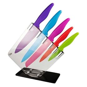 Taylors Eye Witness 5 Piece Sloping Block Set Knife Set. As shown