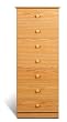 Prepac Oak 7-Drawer Lingerie Chest