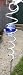Kitchen & Housewares : Chrome Garden Spinner with Blue Glass Ball
