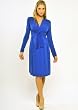 The Olian Empirewaist V-neck Shirred Shoulders Cocktail Dress