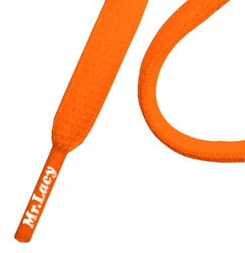 Mr Lacy Laces - Slimmies - Bright Orange
