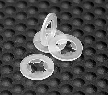 Nylon Retaining Washers 10, 29/64 OD x .277 ID x .032 Thick