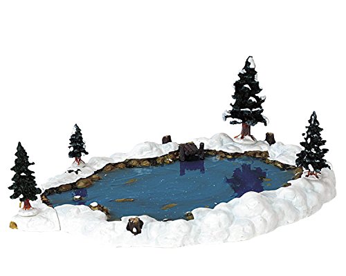 Lemax Village Landscape Mill Pond, Set of 6