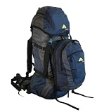 Voltij Outdoor Backpack with Detachable Daypack BLUE 55L + 10L