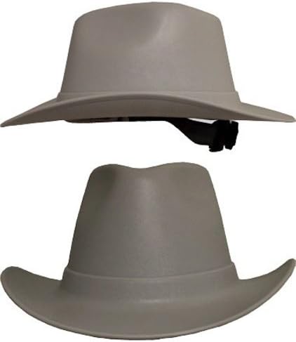 Cowboy Hard Hat VCB100-11 6 Point Squeeze Lock Suspension Gray
