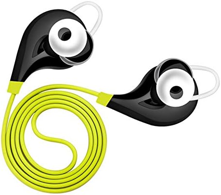 ilucky QY7 Mini Lightweight Wireless Stereo Sweatproof Sports/running & Gym/exercise Bluetooth Earbuds Headphones Headsets with Microphone apt-X A2DP Noise Canceling (Green)