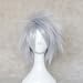 Dream2reality Cosplay_Naruto_Kakashi_bottom curl_35cm_silver white_Japanese high temperature resista