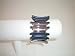 Bracelet Stretch Modern Design Pewter Color