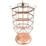 Buy Earring Display Holder Organizer (6 Sides, Revolving, Holds 72 Pairs of Earrings) - Vintage...