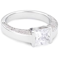 Esprit Damen-Ring Baroness Gr. 56 Square S.ESRG91510A180