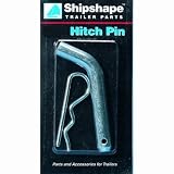 Shipshape 32500A Marine Trailer Hitch Pins - Pin And Clip Size 5 8 Receiver 2X 2 by Shipshape