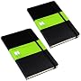 Moleskine Large Plain Notebook 2-Pack