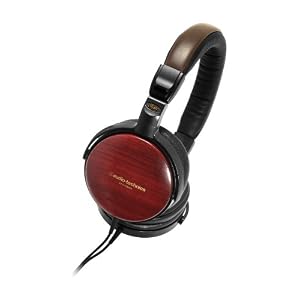 Audio Technica ATHESW9A Portable Wooden Headphones