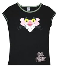 Pink Panther GI Pink Cap Sleeve Tee for women