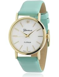 Brinley Co. Rhinestone Accent Faux Leather Strap Watch