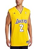 Los Angeles Lakers Derek Fisher Men's Gold NBA Replica Jersey, X-Large