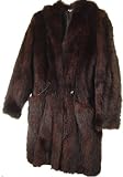 2018 Womens Plus Size 16W or Regular 20 Multi Color New Real Finish Lamb Fur Classic Parka 3/4 Half Coat Knee Length Fixed Hood Draw String Waist Horizon Pocket Polyester Lining Hook Front
