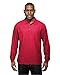 Men's Long Sleeve 3-Button Waffle-Knit Endurance Pocket Polo (6 Colors, S-4XLT)