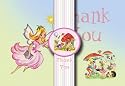 Dolce Mia Fairies Thank You Card - Pack of 10