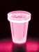 Glow in the dark drinking cup - Pink