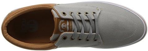 radii Footwear Men's Deck Grey/Brown Canvas 8.5 M