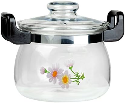 Tempered Glass Multipurpose Cooking Pot or Bowl 2200 ml