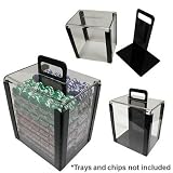 1000 Chip Capacity Clear Carrier