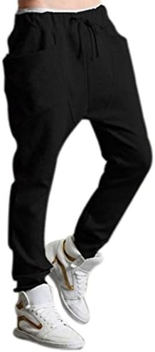 Wexinbuy Mens Jogger Dance Sportwear Baggy Harem Slacks Sweatpants