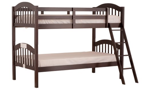 Stork Craft Long Horn Bunk Bed, Espresso