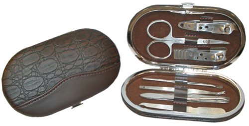 New Stainless Oval Steel Mini Manicure Set By The Lighthouse