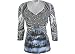 Misses B.L.E.U Sweetheart Neck Sublimation Top