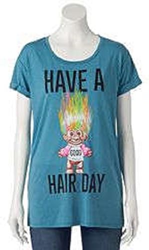 HAVE A GOOD HAIR DAY T-SHIRT - Troll Picture - XL